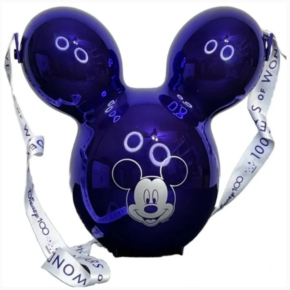 Disney 100 Years of Wonder Mickey Icon Popcorn Bucket with Lanyard
